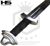37" Full Tang 11th Century Viking Sword (Spring Steel & D2 Steel Battle ready are available) with Scabbard