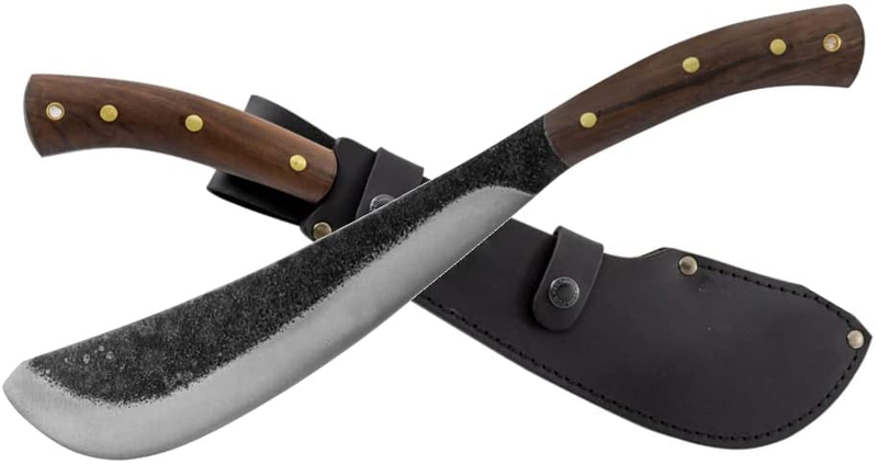 20" Deolver Bushcraft & Camping Machete (D2 Steel, Spring Steel are available) with Custom Blade Material Variations-Bushcraft Machete