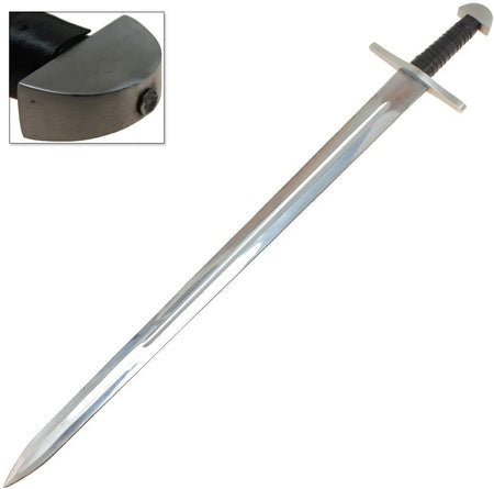 39" Vikings Authentic Loki Warrior Type X Long Sword (Spring Steel & D2 Steel Battlready are available) with Scabbard