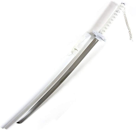 White Tensa Zangetsu Sword of Ichigo Kurosaki in just $77 (Japanese Steel Available) Zanpakuto from Bleach-Black | Bleach Katana | Zanpakuto Katana