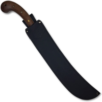 19" Golok Bushcraft Machete & Camping Machete (D2 Steel, Spring Steel are available) with Custom Blade Material Variations-Bushcraft Machete