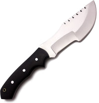 Road Rick Tracker Knife with Sheath (Spring Steel, D2 Steel are also available)-Camping & Hunting Knife