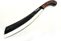 19" Gal Gotano Bushcraft & Camping Machete (D2 Steel, Spring Steel are available) with Custom Blade Material Variations-Bushcraft Machete
