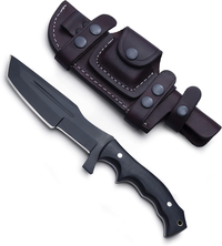 Cornador Tracker Knife with Sheath (Spring Steel, D2 Steel are also available)-Camping & Hunting Knife