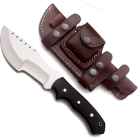 Road Rick Tracker Knife with Sheath (Spring Steel, D2 Steel are also available)-Camping & Hunting Knife