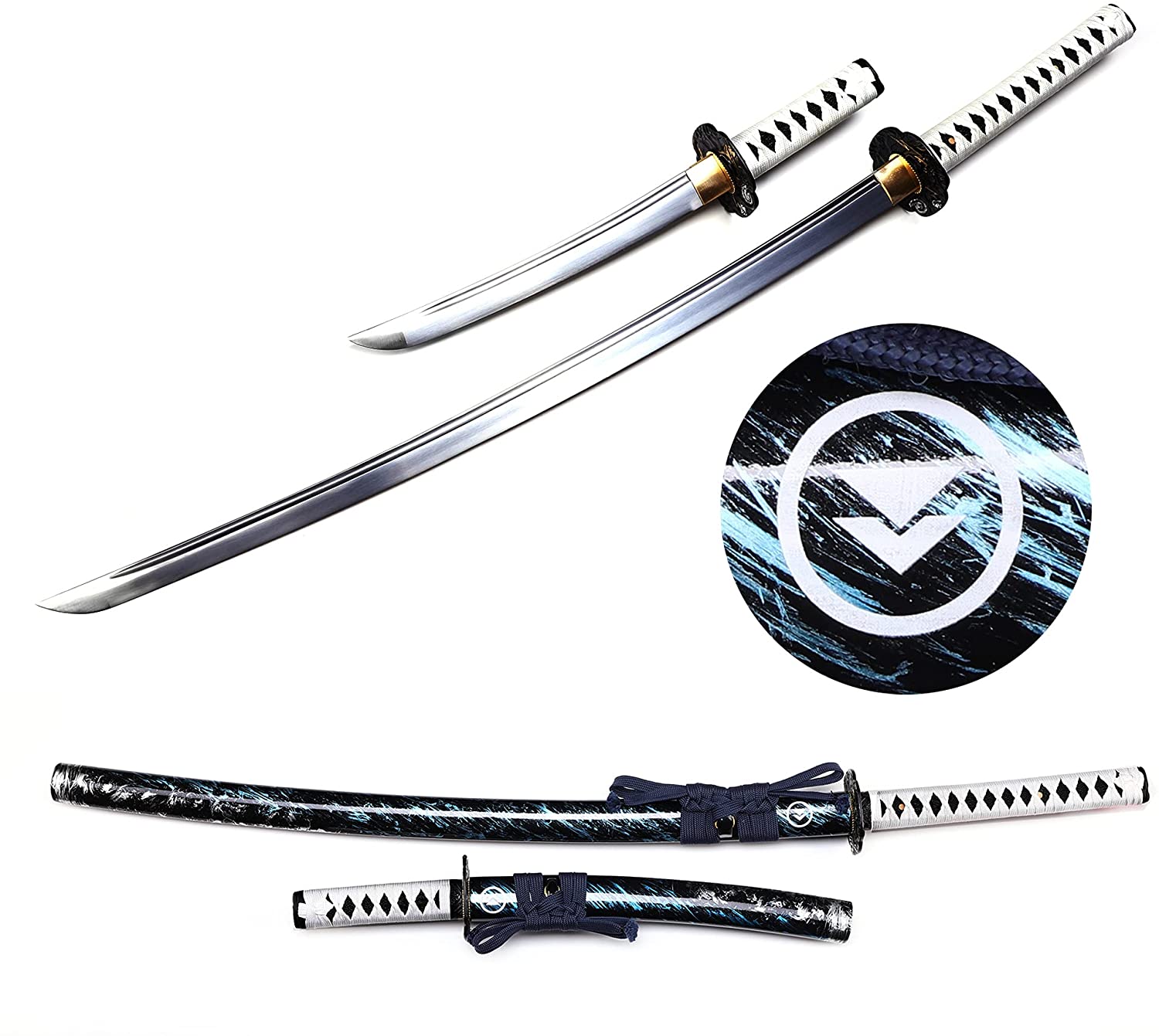 Sammenligning Sprede Lydighed Ghost of Tsushima Jin Sakai Japanese Samurai Katana & Tanto Set in $13 – HS  Blades Enterprise