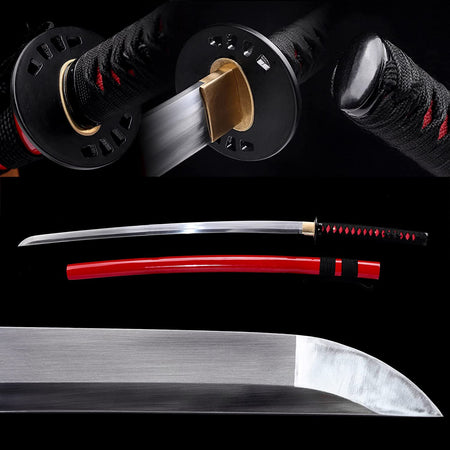 Kill Bill Hattori Hanzo Katana Sword (Japanese Steel is also available) Red-Kill Bill Katana Sword