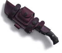 Dock Tracker Knife with Sheath (Spring Steel, D2 Steel are also available)-Camping & Hunting Knife