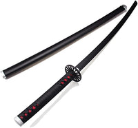 Black Nichirin Blade Japanese Sword in Just $77 (Japanese Steel is also Available) of Tanjiro Kamado from Demon Slayer Type III | Japanese Samurai Sword