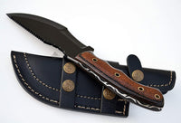 OverT Tracker Knife with Sheath (Spring Steel, D2 Steel are also available)-Camping & Hunting Knife