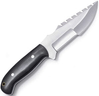 deMarcas Tracker Knife with Sheath (Spring Steel, D2 Steel are also available)-Camping & Hunting Knife