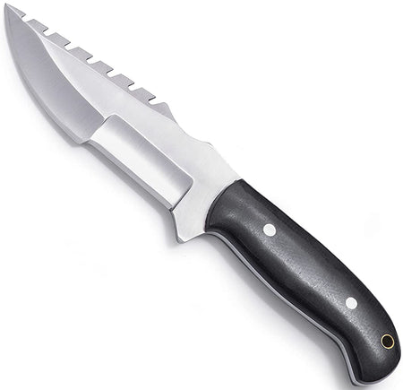 deMarcas Tracker Knife with Sheath (Spring Steel, D2 Steel are also available)-Camping & Hunting Knife