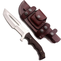 Arvenci Tracker Knife with Sheath (Spring Steel, D2 Steel are also available)-Camping & Hunting Knife