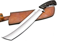 20" Tenth Core Machete Bushcraft & Camping Machete (D2 Steel, Spring Steel are available) with Custom Blade Material Variations-Bushcraft Machete