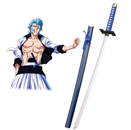 Grimmjow Jeagerjaques Zanpakuto Sword in just $88 (Japanese Steel is also Available)-Nile Blue | Bleach Katana | Zanpakuto Katana | Grimmjow Katana