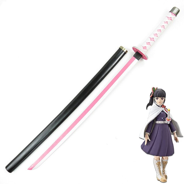 Pink Nichirin Sword in Just $77 (Japanese Steel is Available) of Kanao Tsuyuri from Demon Slayer Swords | Japanese Samurai Sword