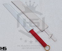 32" Princess Mononoke Ashitaka Sword with Sheath in Just $88 (Spring Steel & D2 Steel versions are Available) from Princess Mononoke Sword