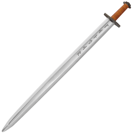 37" Full Tang Vikings Ironside Sword (Spring Steel & D2 Steel Battle ready are available) with Scabbard