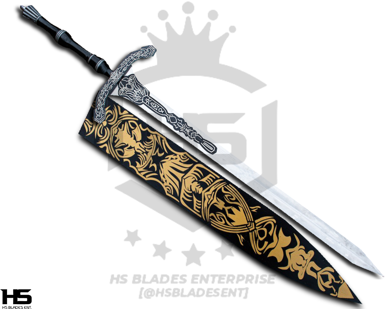 45" Holy Blade Sword of Ludwig in Just $88 (Spring Steel & D2