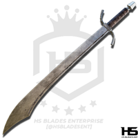38" Falchion Sword from Elden Ring in $88 (Spring Steel & D2 Steel versions are Available) from The Elden Ring Swords-ER Sword