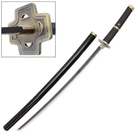 One Piece Roronoa Zoro Yubashiri Katana Sword in Just $88 (Japanese Steel is also Available)-Black