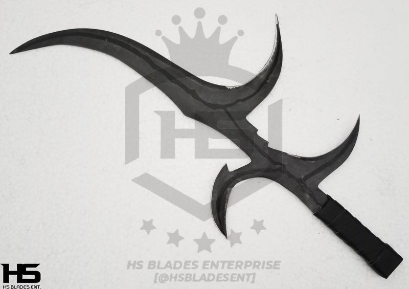 20" Black Knife from Elden Ring in 88 (Spring Steel & D2 Steel versio