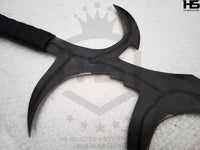 20" Black Knife from Elden Ring in $88 (Spring Steel & D2 Steel versions are Available) from The Elden Ring Knife-ER Knife