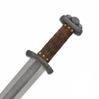 34" Full Tang Vikings King Godfred Sword in just $139 (Spring Steel & D2 Steel Battle Ready are also available) with Scabbard