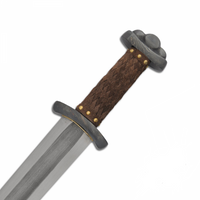 38" Full Tang Vikings Godfred Sword in just $139 (Spring Steel & D2 Steel Battle Ready are also available) with Scabbard