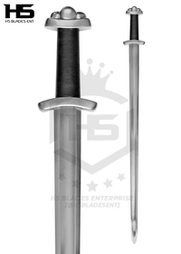 34" Full Tang Practical Vikings Godfred Sword 2047 (Spring Steel & D2 Steel Battle ready are available) with Scabbard