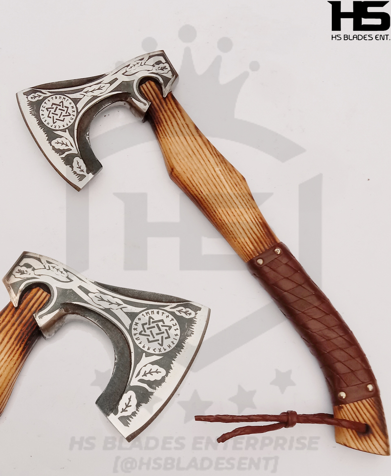 The Fermor Gungnir: Camping Functional Axe with Leather Sheath in Just $69-Functional Viking Axe