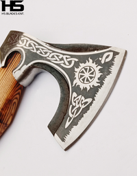 The Kolovrot: Camping Functional Axe in Just $69 with Leather Sheath-Functional Viking Axe