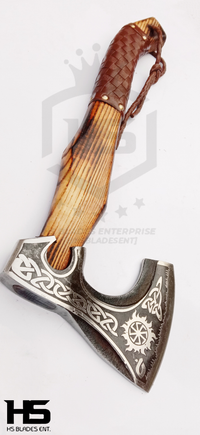 The Kolovrot: Camping Functional Axe in Just $69 with Leather Sheath-Functional Viking Axe