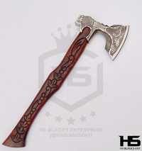 The Azwyrd: Camping Functional Axe in Just $69 with Leather Sheath-Functional Viking Axe