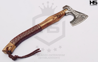 The Midgardsormr: Camping Functional Axe with Leather Sheath in Just $69-Functional Viking Axe