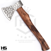 The Smokin Skal: Battle Ready Functional Axe w/ Leather Sheath in Just $69-Functional Viking Axe
