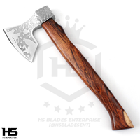 The Ulfube: Battle Ready Functional Axe w/ Leather Sheath in Just $69-Functional Viking Axe