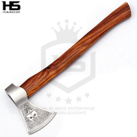 The Heathen Skull: Camping Functional Axe w/ Leather Sheath in Just $69-Functional Viking Axe