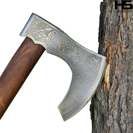 The Sleipnir: Camping Functional Axe in Just $69 with Leather Sheath-Functional Viking Axe