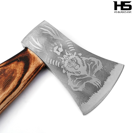 The Ulf: Battle Ready Functional Axe in Just $69 with Leather Sheath-Functional Viking Axe