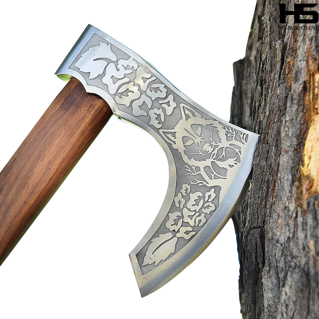 Functional Axe w/ Sheath in $69 (Functional Viking Axe, Camping Axe ...
