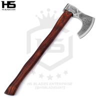 The Serpent of Angrboda: Camping Functional Axe in Just $69 with Leather Sheath-Functional Viking Axe