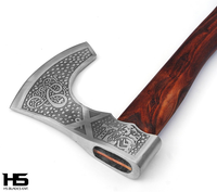 The Serpent of Angrboda: Camping Functional Axe in Just $69 with Leather Sheath-Functional Viking Axe
