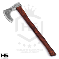The Serpent of Angrboda: Camping Functional Axe in Just $69 with Leather Sheath-Functional Viking Axe