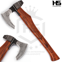 The Olaf Hoskuldsson: Camping Functional Axe in Just $69 with Leather Sheath-Functional Viking Axe