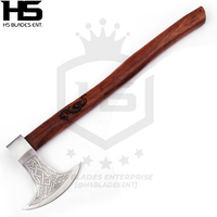 The Midothila: Camping Functional Axe in Just $69 with Leather Sheath (Functional Viking Axe)