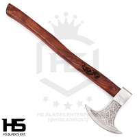 The Midothila: Camping Functional Axe in Just $69 with Leather Sheath (Functional Viking Axe)