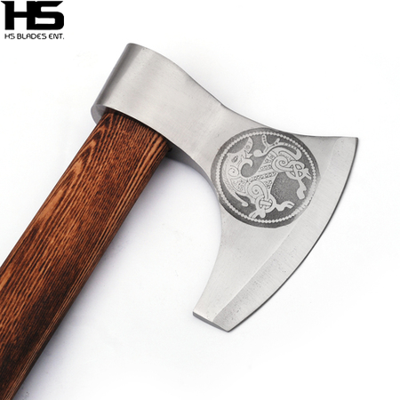 The Fenrir: Camping Functional Axe in Just $69 with Leather Sheath (Functional Viking Axe)