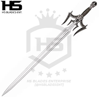 41" Luciendar Sword of Light (Spring Steel & D2 Steel Battle Ready Versions are Available) with Wall Plaque & Sheath-High Polish Type I