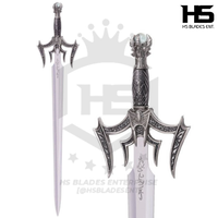 41" Luciendar Sword of Light (Spring Steel & D2 Steel Battle Ready Versions are Available) with Wall Plaque & Sheath-High Polish Type II